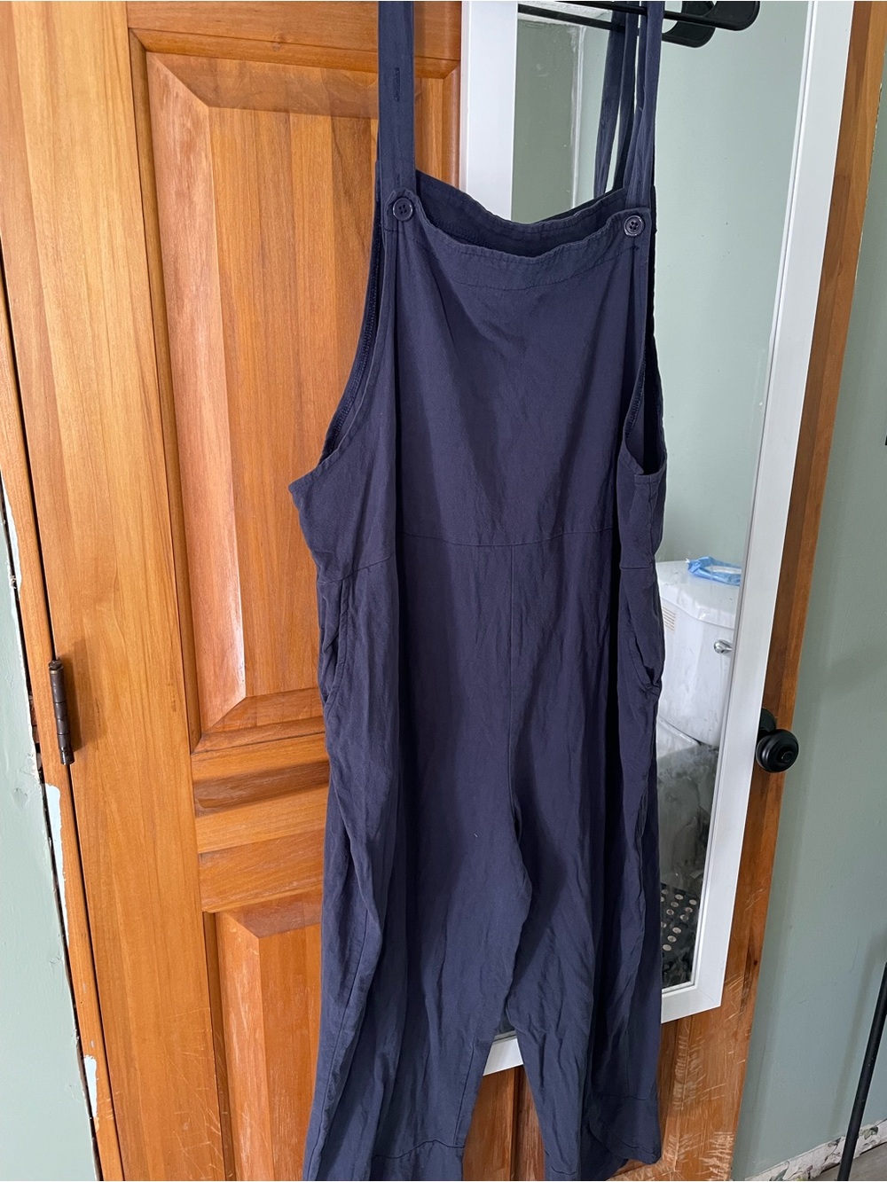 Women’s Navy Blue Casual overalls jumpsuit